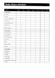 Chore List Calendar Template Of A Crafty Mom Planning