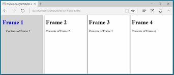 html frames are obsolete in html5 here