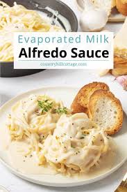 evaporated milk alfredo sauce