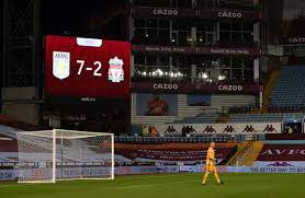 Aston Villa 7 (seven) Liverpool 2 ...