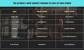 4 week crossfit program to level up