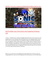 Watch the flash full series online. Watch Sonic The Hedgehog 2020 Hd Full Movie Online Free 123movies Pages 1 7 Flip Pdf Download Fliphtml5