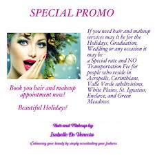hair and makeup artist special promo