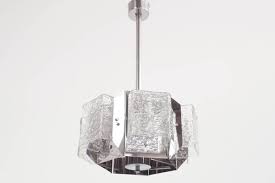 Glass Hexagonal Pendant Lamp