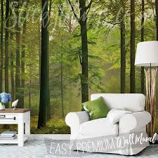 Lush Forest Photo Mural Wallpaper