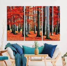 Autumn Forest Large Wall Art