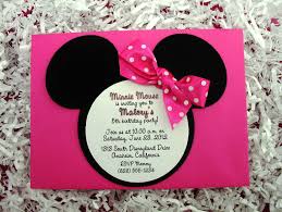 Mickey Mouse Themed Birthday Party Invitation First Birthday