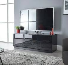 Black Tv Stand Cabinet Glass Ir