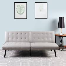Get the best deal for leather futons and covers from the largest online selection at ebay.com. Bonzy Home Futon Sofa Bed Pu Leather Futon Couch Of 2 Seats Modern Style Futons Convertible Living Room Sofa For Small Space Light Grey Buy Online In Sri Lanka At