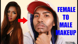 female to male makeup transformation tutorial woman to man