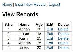 delete record from database using php