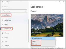 lock screen won t change on windows 10