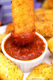Breaded mozzarella patties / fried mozzarella cheese these are delicious and freeze really well so double that recipe!â the kids love these saucy mozzarella patties. Mozzarella Cheese Sticks