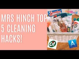 mrs hinch top 5 cleaning hacks you