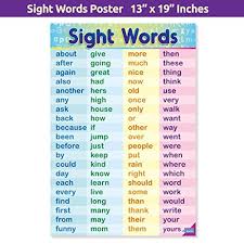 Sight Words By Business Basics First Grade Sight Words Chart For Kids High Frequency Words For Children Perfect For 1st Grade Classrooms Teach