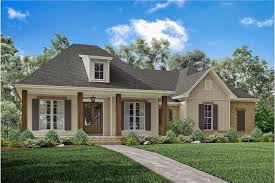 Acadian House Plan With Front Porch