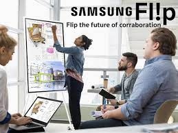 Samsung Flip ฟลิปชาร์ทอัจฉริยะ  พร้อมระบบที่ทำงานได้กับมือถือทุกระบบปฏิบัติการ