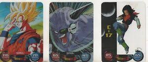 C 17 dragon ball z. Dragonball Z Three Cards Laminated Perfect Goku Giniu C 17 Dragon Ball Ebay
