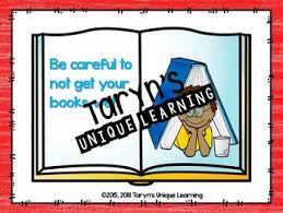 Caring For Books Classroom Library Anchor Charts