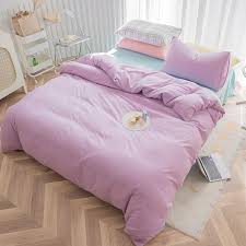 Plaid Bedding Sets Cute Quilt Cover