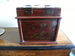 an antique anese geisha makeup box