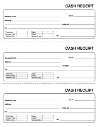 22 Printable Cash Receipt Template Forms Fillable Samples
