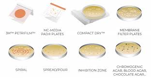 reading diffe types of agar plates