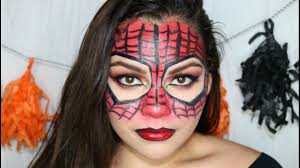 spiderman inspired halloween makeup