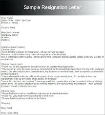 Awesome Collection Of 8 Two Week Notice Resignation Letter Templates