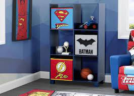 justice league upholstered twin bed