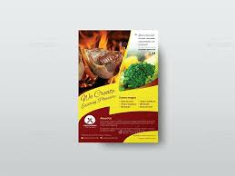 Catering Pamphlet Template Services Flyer Templates Company Ad