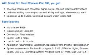 Smart Bro Plan 999 Drops To 1mbps
