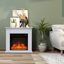 25 Inch 1400w Electric Fireplace Mantel
