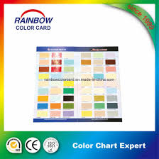 Hot Item Customized Single Side Style Printing Color Chart