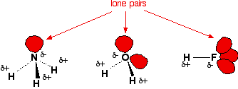 Intermolecular Bonding Hydrogen Bonds
