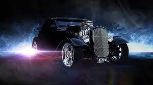 hot rod ford cars background