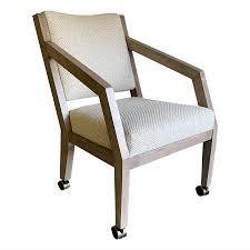 White finishes brighten and pol. Angled Caster Chair I M David Furniture Custom Chairs Tables And Stools Handmade In California Usa