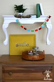 Upcycled Table Wall Shelf Dukes And