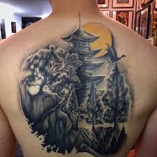 It takes a lot of expertise and artistic knowledge to bring out the great detail and complex lines in this design. 15 Splendid Pagoda Tattoos Tattoodo