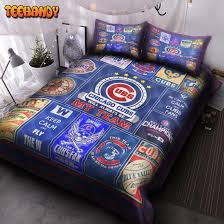Chicago Cubs Quilt Bedding Set