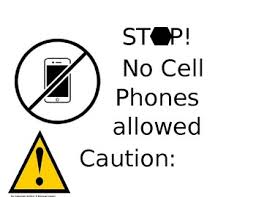 Classroom Flip Chart For Cell Phone Usage