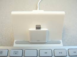 using an old apple ipad keyboard dock
