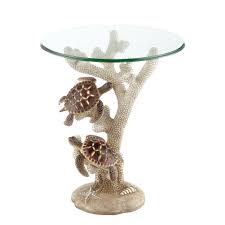 Shop Seahaven Turtle Night Light Accent Table Ivory Overstock 19430551