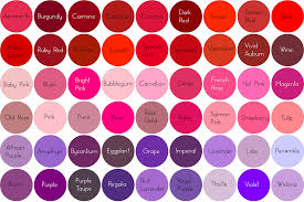 Shades Of Pink Color Chart With Names Bedowntowndaytona Com
