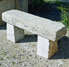 Old Stone Bench Small Garden Bench In