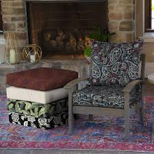 Palmira Paisley Outdoor Cushion Set Blue Arden Selections