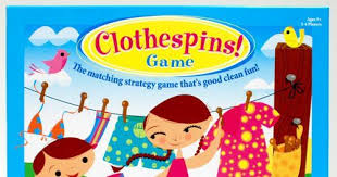 clothespins game board game