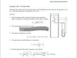 Solved Euler Bernoulli Equation