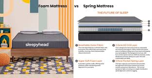 foam mattress vs spring mattress which