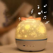 Shop 6 Modes Led Night Light Music Rotation Stars Universe Moon Ocean Decoration Lamp Projector For Gift Plug In Overstock 32006884
